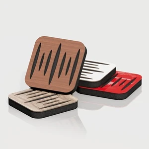 "Confezione da 8 - Mini Pannello Assorbimento Acustico | Pannello Decorativo Parete "COLUMBIA" - Foto 1 di 33