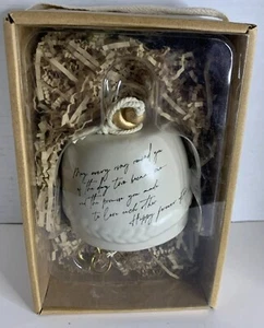 Demdaco Inspired Bell 'Happy Forever' Bell Ornament - Wedding Engagement Gift - Picture 1 of 10