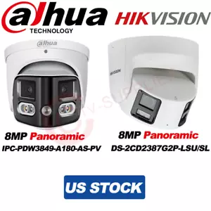 Dahua IPC-PDW3849-A180-AS-PV Panorámica - Hikvision 180° DS-2CD2387G2P-LSU/SL 8MP - Imagen 1 de 4