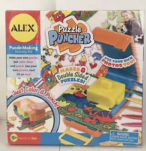 Puzzle Puncher 8 doppelseitige Puzzle Herstellung Aktivität Kit neu versiegelt Alex Toys - Bild 1 von 7