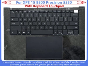 Do Dell XPS 15 9500 Precision 5550 Upper Case Palmrest Cover Klawiatura Touchpad - Zdjęcie 1 z 5