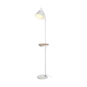 Stehleuchte mit Qi-Ladestation – Dimmbar, Wireless Charging, Modernes Design - Bild 1 von 5