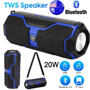 20W Outdoor Portable Wireless Bluetooth Speaker USB TF Bass Subwoofer with FM - Picture 1 of 19