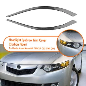 Frontscheinwerfer Augenbrauen Verkleidung Für Honda Accord 8/Acura TSX CU1 CU2 - Picture 1 of 16