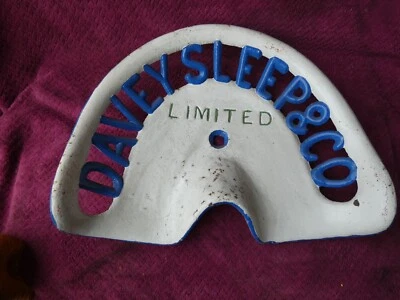 TRACTOR    IMPLEMENT SEAT DAVEY SLEEP  GENUINE  VINTAGE  MAN CAVE COLLECTABLE - Image 1 of 4