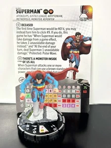 DC Heroclix Notorious SUPERMAN #071 Chase DCeased Meta - Picture 1 of 1