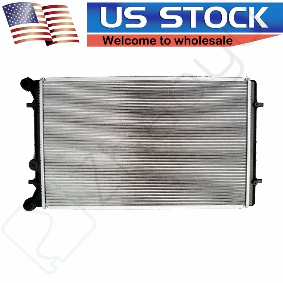 Aluminum Radiator CU2265 for 99-06 Jetta 01-13 Seat Leon 00-06 Audi TT Quattro Foto 1 de 3