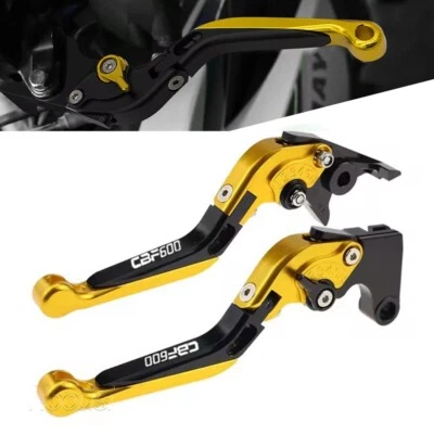 Palancas de embrague de freno extensibles ajustables CNC para Honda CBF 600 CBF600 2010-2013 Foto 1 de 4