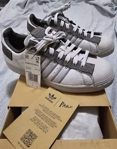 Adidas Superstar Parley GX6986 Originals Adicolor Gray Men 8 Hemp Emo Skateboard - Picture 1 of 10