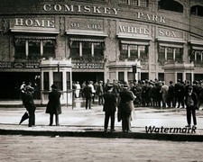 MLB 1910 Chicago White Sox Old Comiskey Park Black & White 8 X 10 Photo Picture