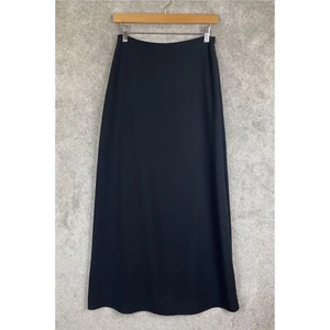 Cartise International Skirt Womens 4 Black Maxi Side Zip Polyester Lined- 8629* - Picture 1 of 10