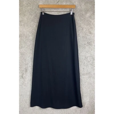Cartise International Skirt Womens 4 Black Maxi Side Zip Polyester Lined- 8629* - Image 1 of 4