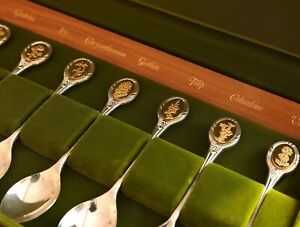 Sterling Silver Flower Tea Spoons collection of Royal Horticultural Society