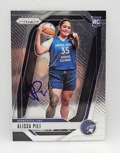 Tarjeta firmada con autógrafo de Alissa Pili 2024 Panini Prizm WNBA Minnesota Lynx RC #150 - Imagen 1 de 1