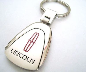 LINCOLN KEY CHAIN RING FOB MKZ MKS MKC AVIATOR NAVIGATOR 2025 2026 CHROME NEW - Foto 1 di 1