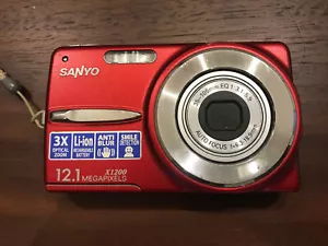 Sanyo VPC X1200 ~12.0MP 4x Zoom ~Digital Camera - Picture 1 of 2