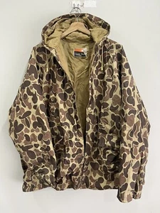 Vintage Duck Camo Hooded Jacket pvc xxl - Picture 1 of 7