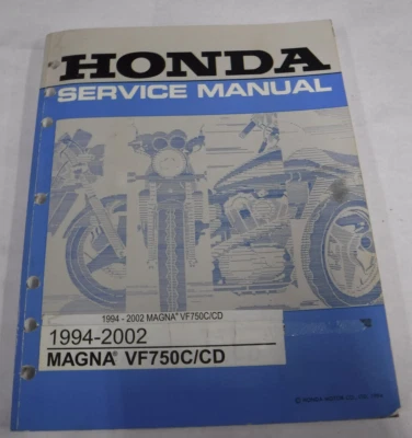 OEM 1994-02 MAGNA VF750C VF750CD VF750 TALLER SERVICIO REPARACIÓN MANUAL ACTUALIZADO Z7-8G Foto 1 de 4