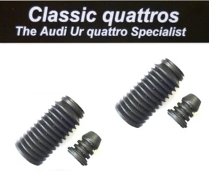 2x NEU STOSSDÄMPFER VORNE-HINTEN STOPP-BALG AUDI UR QUATTRO TURBO COUPE - Bild 1 von 3