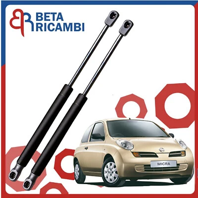 HELMER - SEVEN PARTS - MAX Molle Gas Portellone Pistoncini Cofano Baule Posteriore Nissan Micra II 2003>