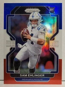 2021 Panini Prizm Football Sam Ehlinger #395 Rookie RC Red White And Blue Prizm - Picture 1 of 2
