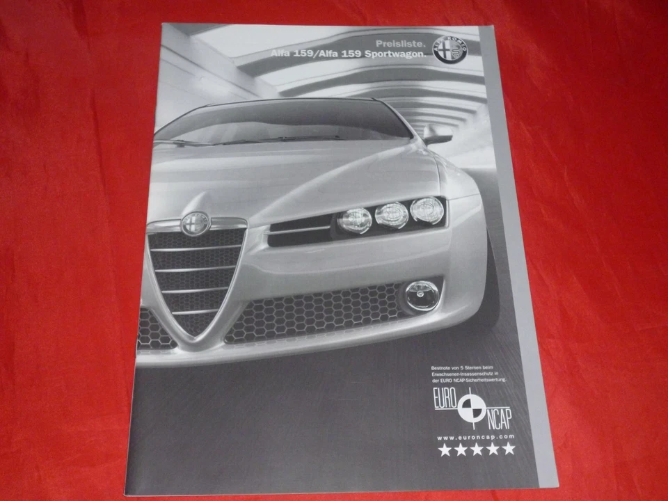 ALFA ROMEO 159 tipo 939 sedán deportivo lista de precios lista de precios febrero 2006 Foto 1 de 1