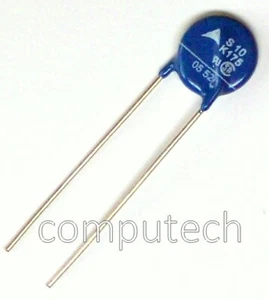 2 pezzi Varistor EPCOS S10K175 175Vac 28J, 0,4W, B72210S0171K101 - Foto 1 di 1