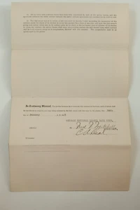 Charles Deal, SIGNED 1919 Chicago Cubs Contract (Died 1979) w/Fred Mitchell - Picture 1 of 5