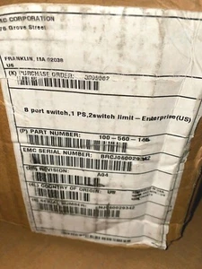 EMC Brocade Silkworm 8 port 2Gb Fibre Channel Switch 100-560-145 ✅❤️️✅❤️️✅❤️️ - Picture 1 of 4