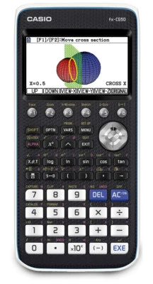 Taschenrechner Grafikrechner Casio FX CG 50 Farbdisplay Tischrechner Schwarz Uni