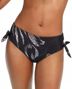 Monsoon 297384 Women Side TIE HI-Waist Bottoms SZ MD (Black) - Picture 1 of 3