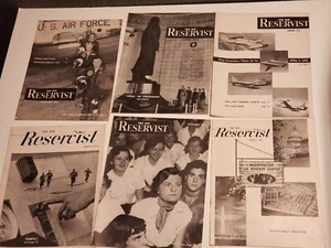 Vtg 1954-58 Lot of 6 AIR RESERVIST USAF Air Force Reserve Newsletters - Picture 1 of 6