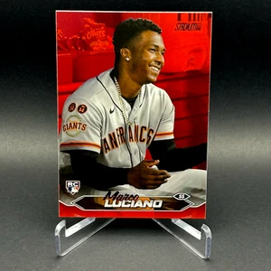 Marco Luciano 2024 Topps Stadium Club Red 🟥 Foil Parallel San Francisco Giants - Picture 1 of 1