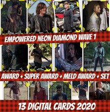 Topps Card Trader Twd The Walking Dead Super Award Meld Set Empowered Diamond