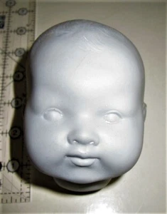Vintage Porcelain AM Germany 351 4K Baby Boy Doll Head 4" Tall Repaired - Picture 1 of 10