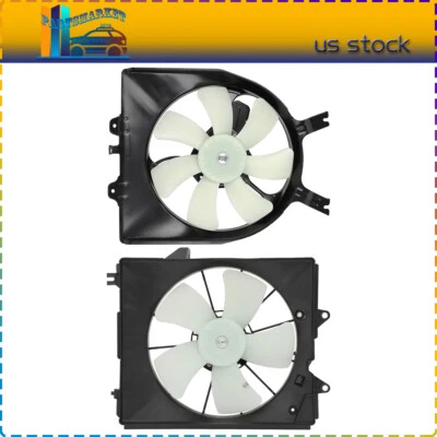 For 2005 2006 2007-2010 Honda Odyssey A/C Radiator Cooling Fan and Condenser Fan - Imagem 1 de 4