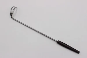Stainless Hoffritz Curved Carving Fork Wood Handle Germany Edelstahl Rostfrei - Picture 1 of 5