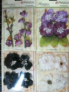 Petaloo Floral Embellishment Pack, Your Choice of Style/Color, Retired - Picture 1 of 9