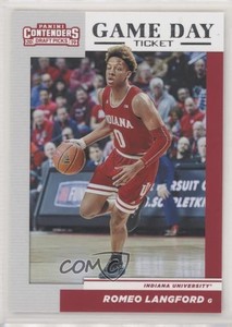 2019 Panini Contenders Draft Picks Game Day Tickets Romeo Langford #9 Rookie RC