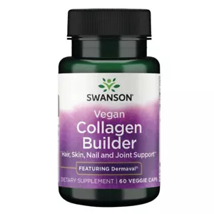 Swanson Vegan Collagen Builder con Dermaval 60 Veg Caps - Imagen 1 de 2