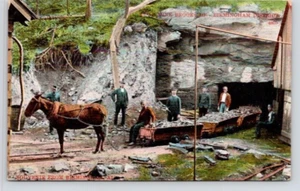 POSTAL MINEROS MINA DE CARBÓN DISTRITO DE BROOKSIDE BERMINGHAM - Imagen 1 de 2