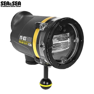 NEW SEA?SEA YS-D3 DUO Underwater With Strobe Diving Goods Sea Marine River JP m - Picture 1 of 4