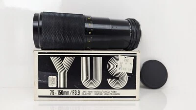 YUS W/ Yashica Contax Mount Vintage Lens Zoom 75-150mm/F3.9 In Original Box  - Image 1 of 4