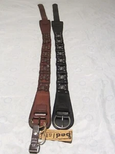 2 - XL Woman's Leather Belts (1 each Black & Brown) - Picture 1 of 14