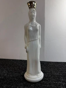 Statua vintage 1969 Athena Dea Avon pelle vetro latte così morbida - bottiglia vuota - Foto 1 di 9