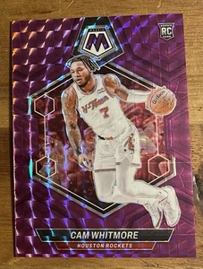 2023-24 Panini Mosaic Cam Whitmore 22/99 Purple Mosaic Prizm Rookie RC Wizards - Bild 1 von 3