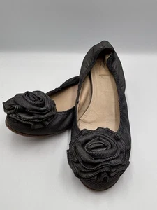 Ballerine VALENTINO Garavani nere in pelle rosetta taglia 37/7 - Foto 1 di 7