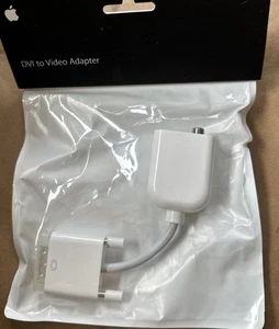 Genuine Apple DVI to Video Adapter M9267G/A - White - New - Picture 1 of 4
