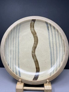 Bernard Leach St Ives standard ware large Cake plate (wave) 32.5cm diameter#2383 - Picture 1 of 8