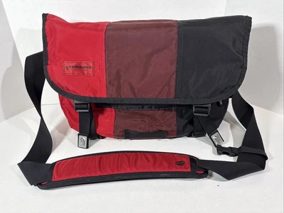 Timbuk2 San Francisco Crossbody Shoulder Messenger Bag Red Black 19” x 12” - Imagem 1 de 4